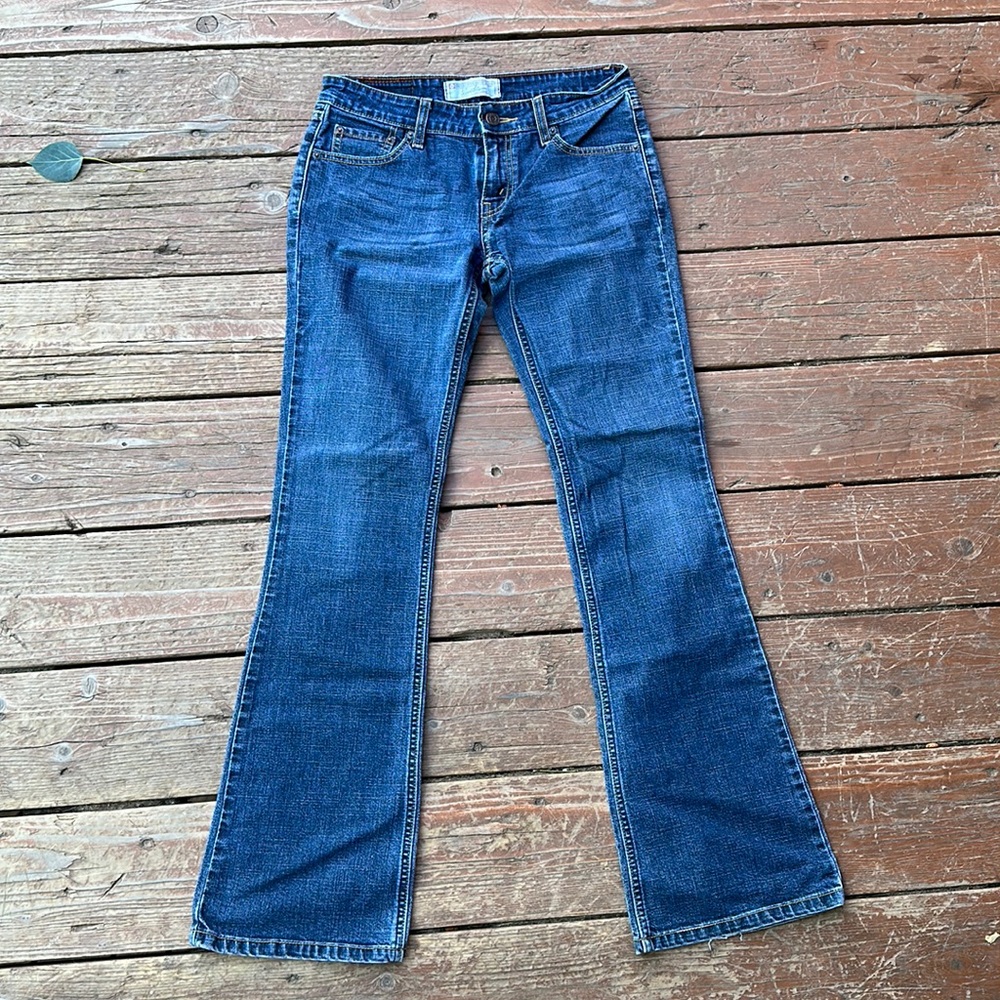 Levi Strauss Flare Signature Stretch Low Rise Boot Juniors 3 Medium